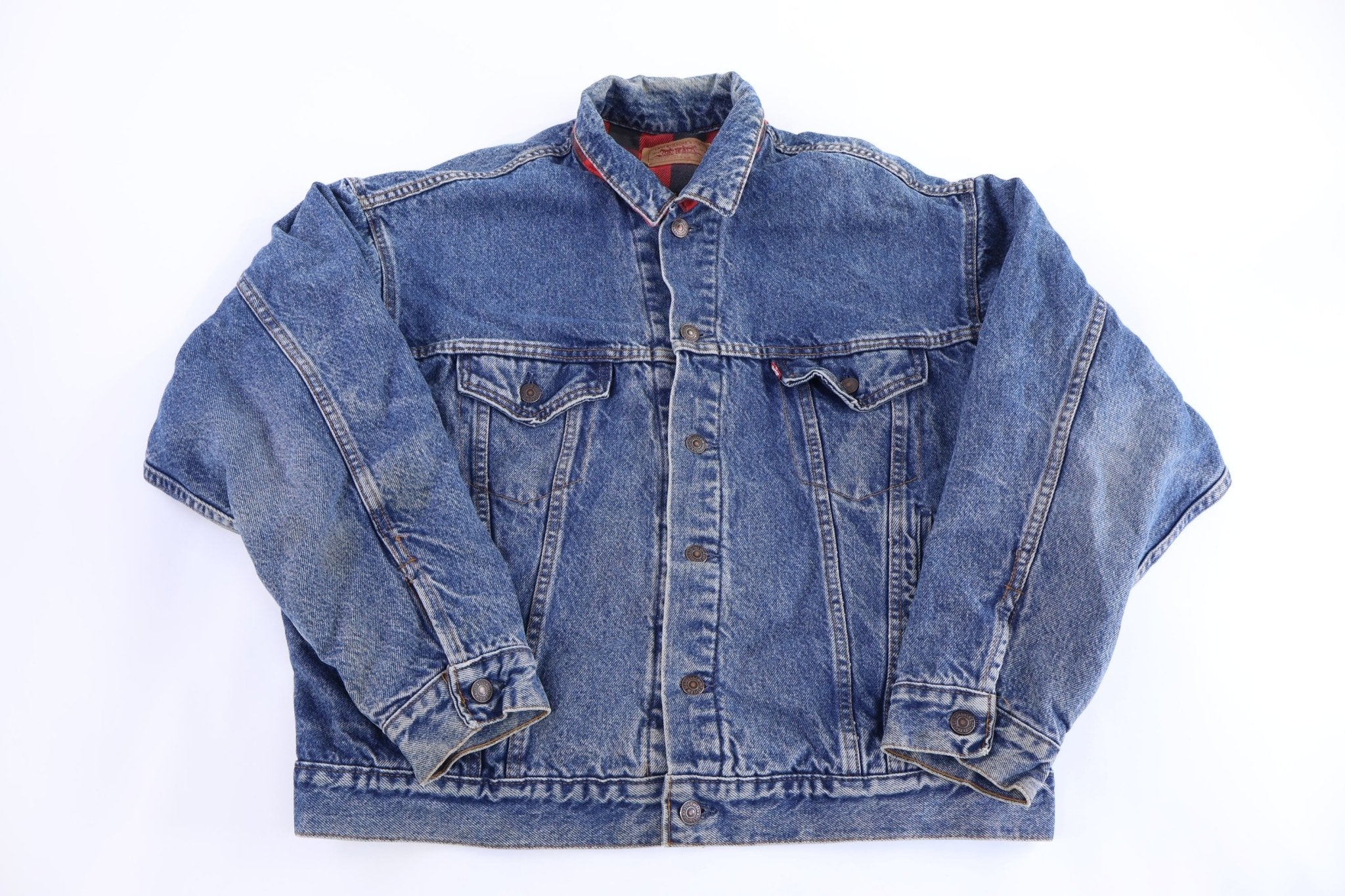90's Levi's Dark Wash Denim Jacket - Jacket - Thrifted Threads
