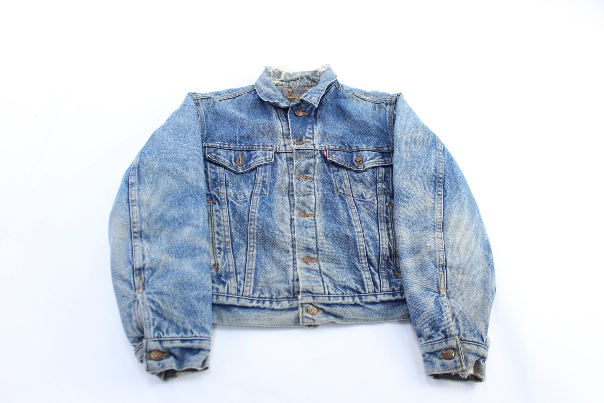 90's Levi's Denim Blanket Lined Jacket - ThriftedThreads.com