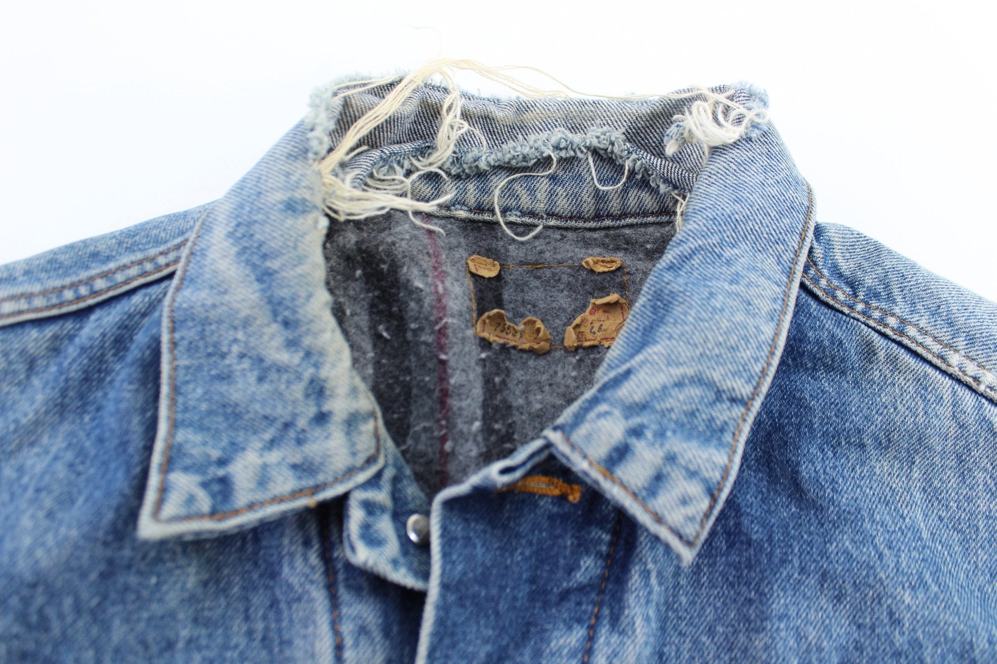 90's Levi's Denim Blanket Lined Jacket - ThriftedThreads.com