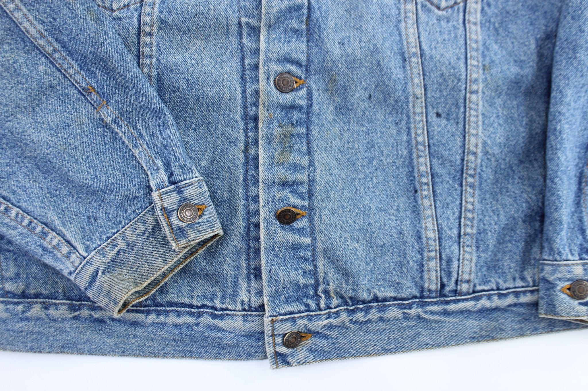90's Levi's Embroidered Universal Studios Denim Jacket - ThriftedThreads.com
