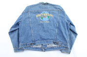 90's Levi's Embroidered Universal Studios Denim Jacket - ThriftedThreads.com