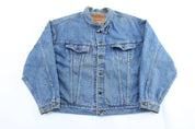 90's Levi's Embroidered Universal Studios Denim Jacket - ThriftedThreads.com