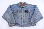 90's Levi's Light Wash Denim Jacket - Jacket - Thrifted Threads