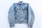 90's Levi's Light Wash Denim Trucker Jacket - ThriftedThreads.com