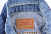 90's Levi's Medium Wash Denim Jacket - Jacket - Thrifted Threads