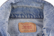 90's Levi's Medium Wash Denim Trucker Jacket - Jacket - Thrifted Threads