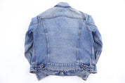 90's Levi's Medium Wash Denim Trucker Jacket - Jacket - Thrifted Threads