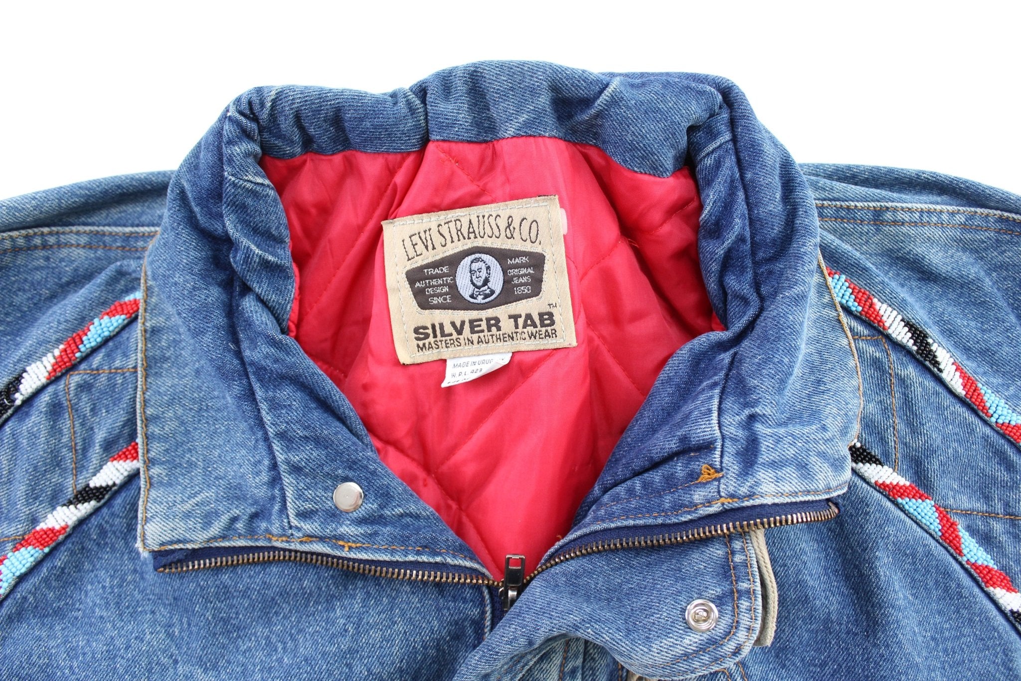 90's Levi's SilverTab Denim Zip Up Jacket - ThriftedThreads.com