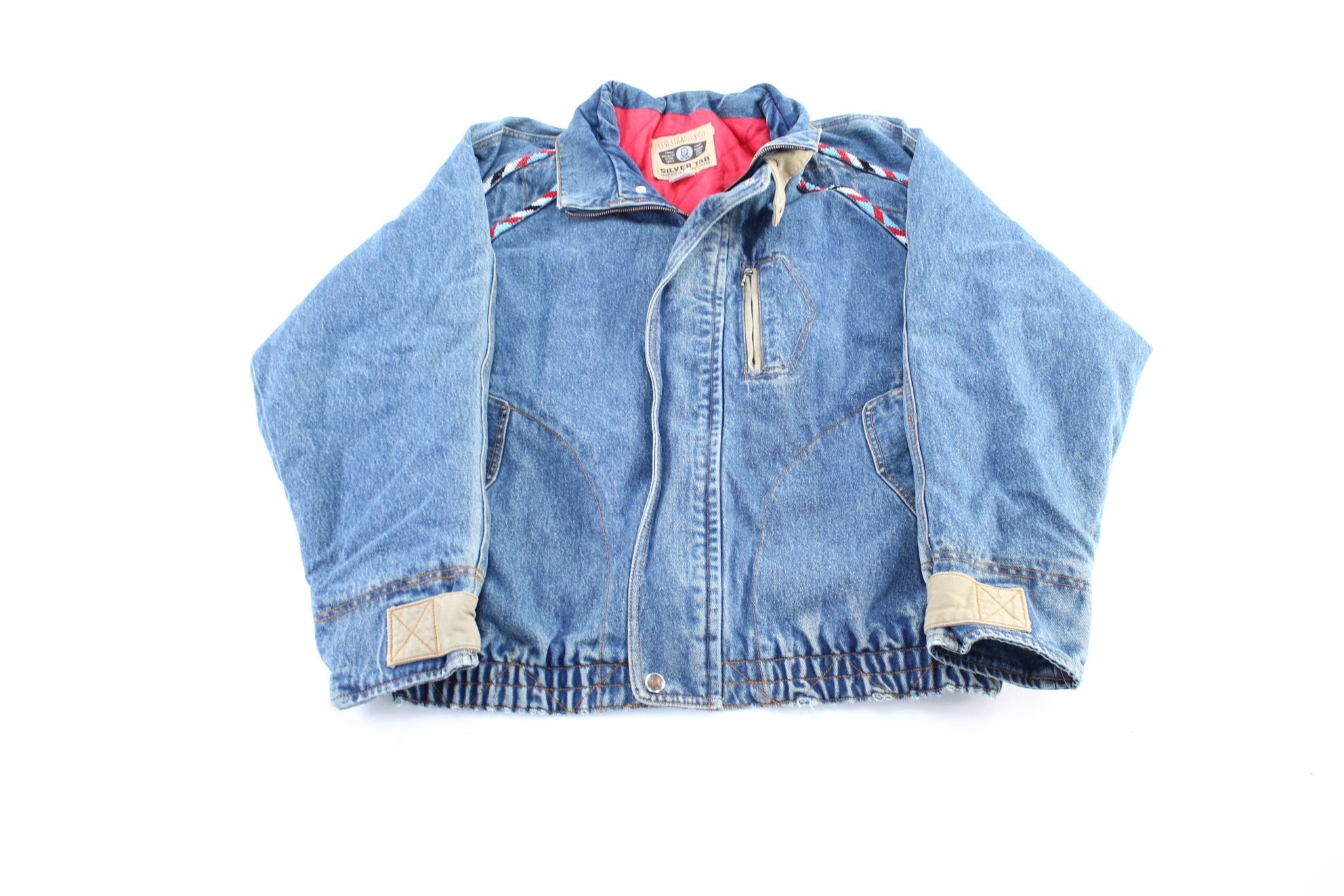 90's Levi's SilverTab Denim Zip Up Jacket - ThriftedThreads.com
