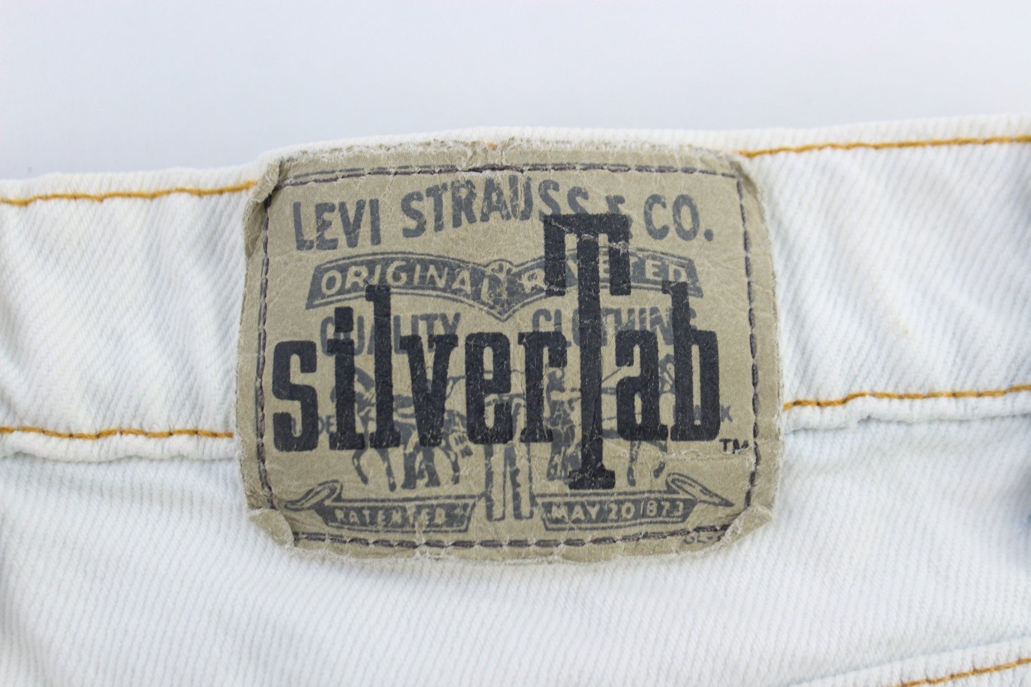 90's Levi's Silvertab White Denim Pants - Pants/Shorts - Thrifted Threads