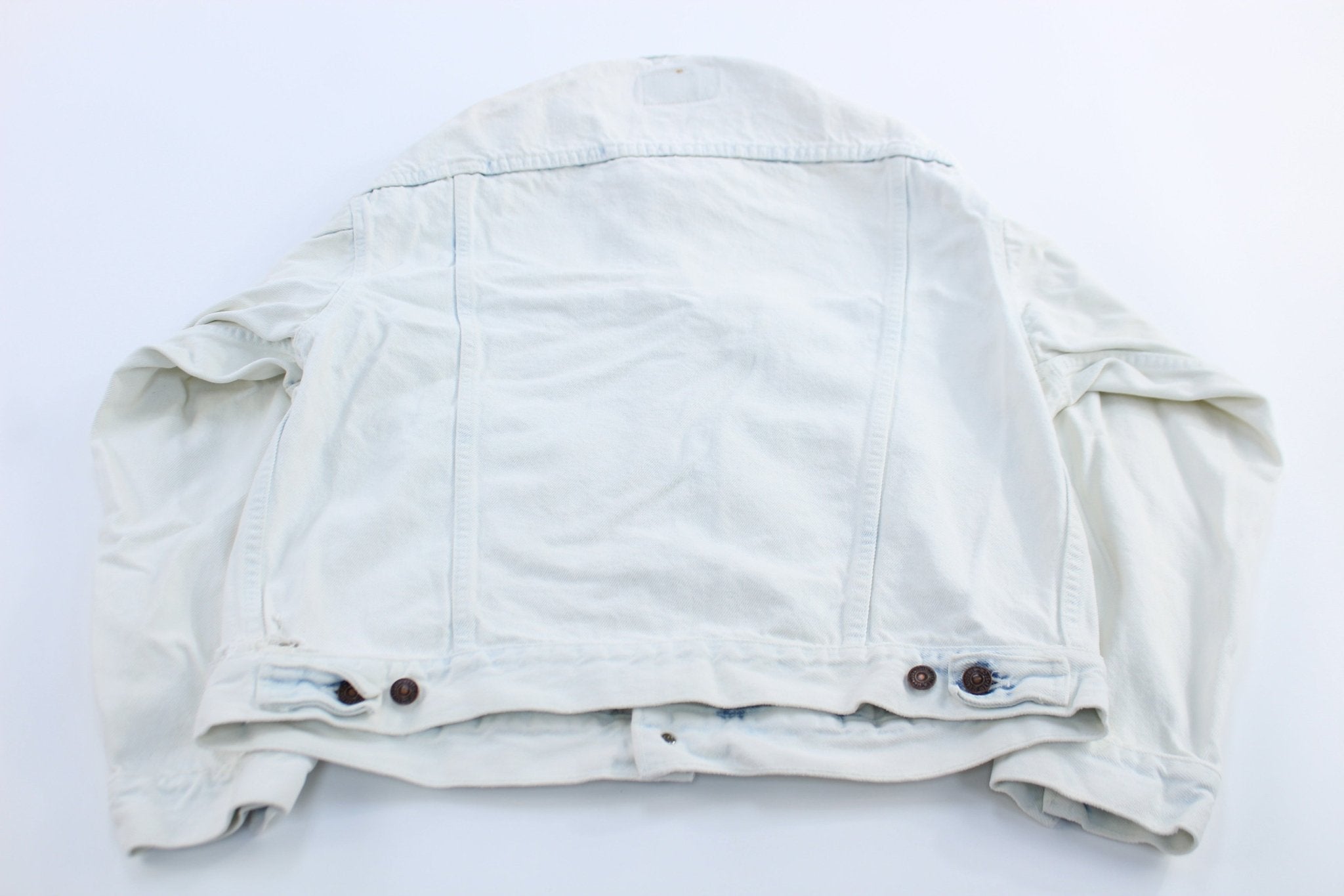 90's Levi's White Denim Jacket - ThriftedThreads.com