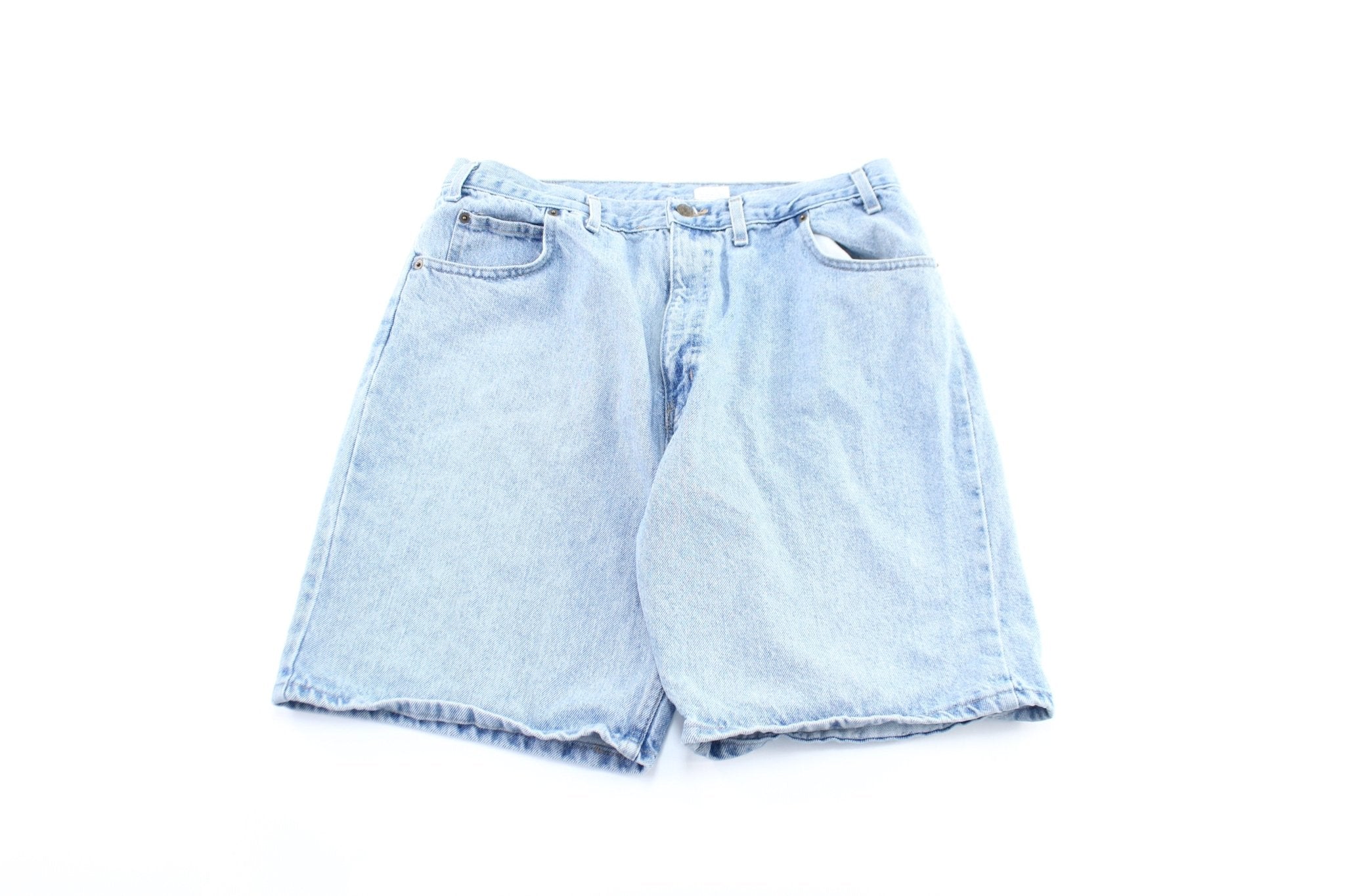 90's Light Wash Denim shorts - ThriftedThreads.com
