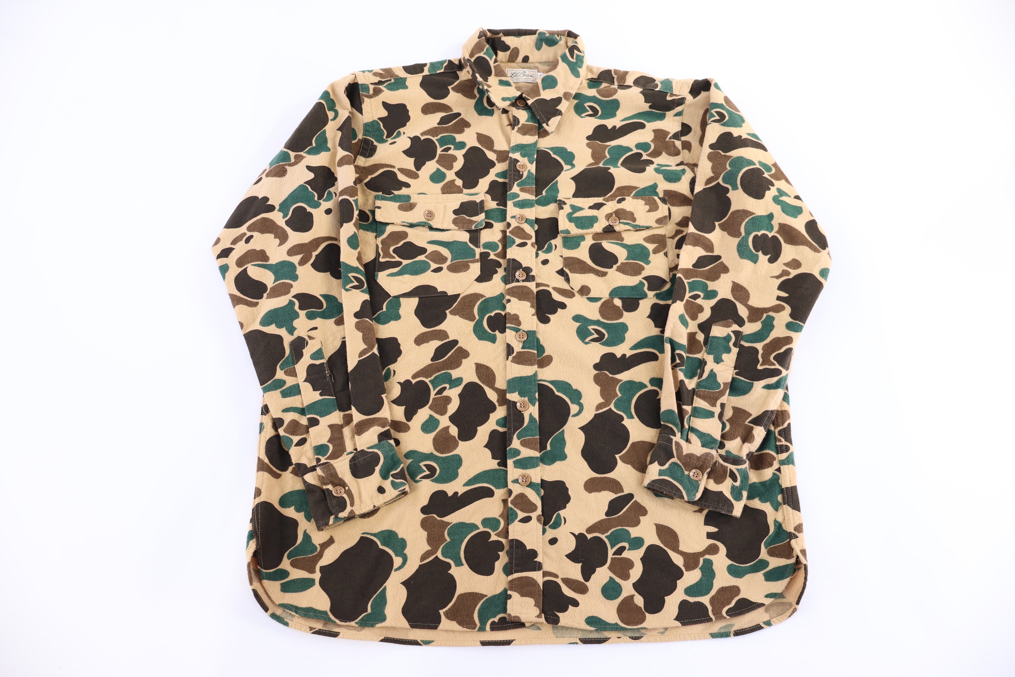90's L.L. Bean Camo LS Button Down - Button Ups/Downs - Thrifted Threads