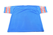 90's Logo 7 Black Blue & Red Eagles Football Jersey - ThriftedThreads.com