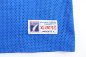 90's Logo 7 Black Blue & Red Eagles Football Jersey - ThriftedThreads.com