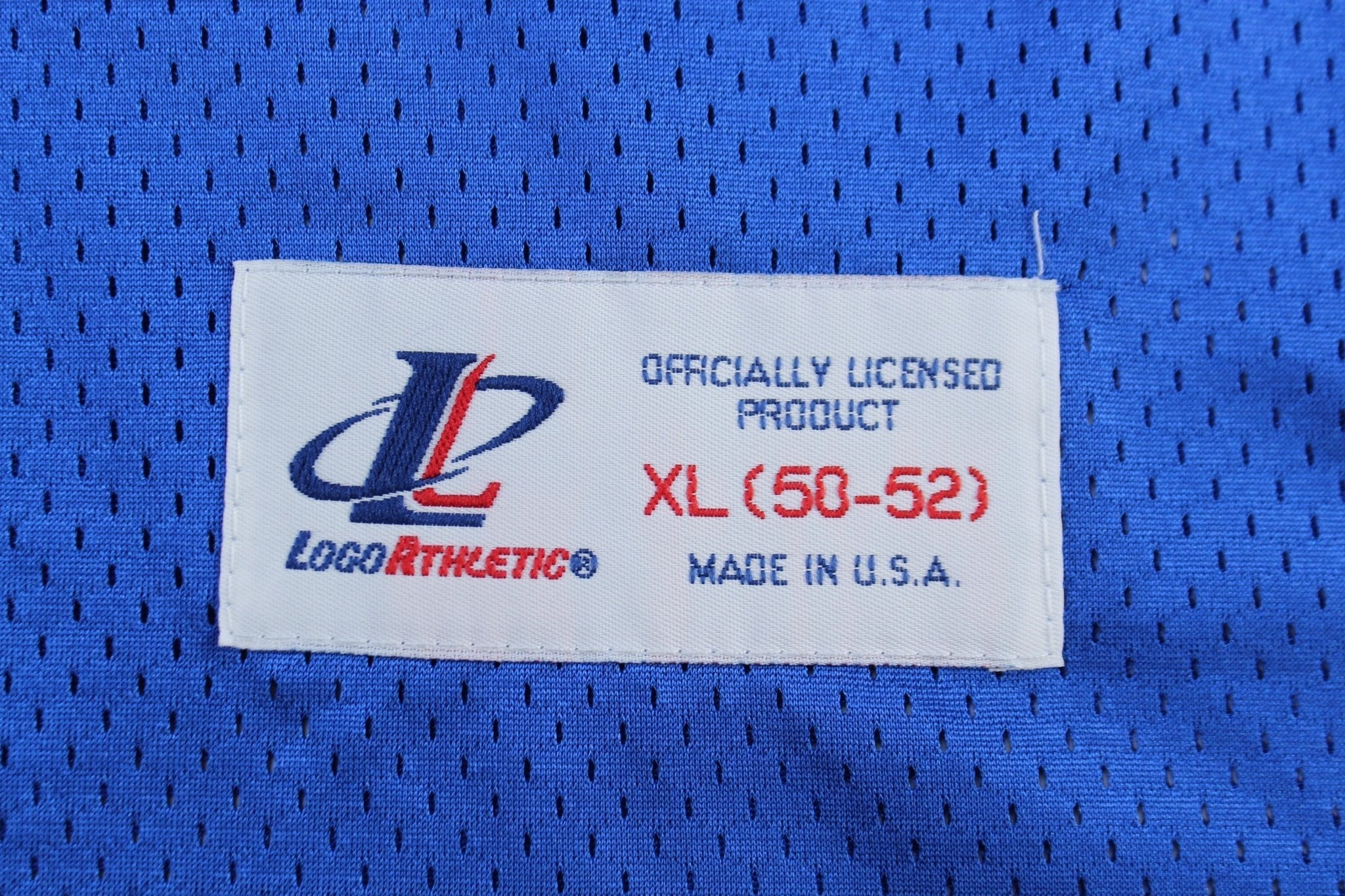 90's Logo Athletic 36 Yellow & Blue Football Jersey - Jerseys/Tanks - Thrifted Threads