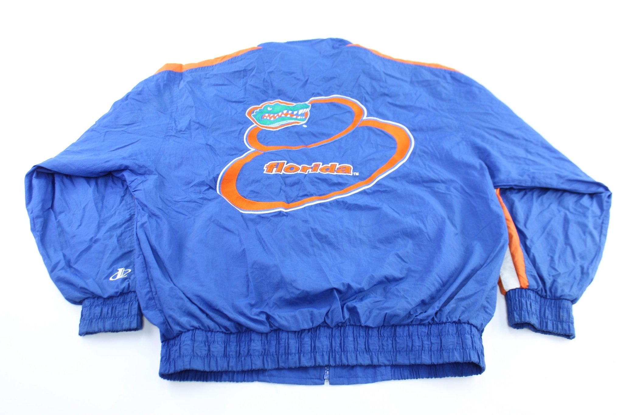 90's Logo Athletic Embroidered Florida Gators Zip Up Jacket - ThriftedThreads.com