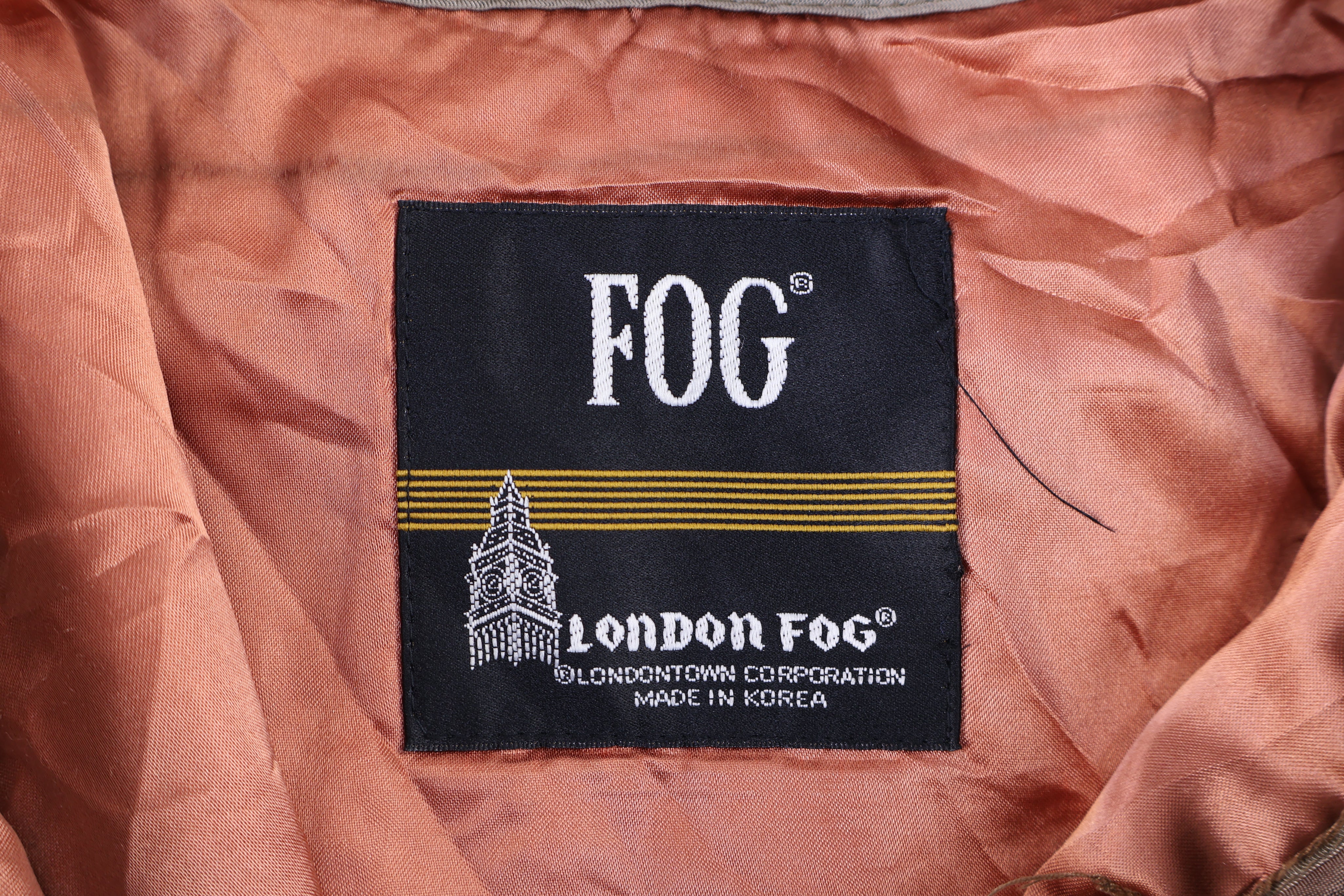 90's London Fog Brown Leather Full Zip Jacket - Jacket - Thrifted Threads