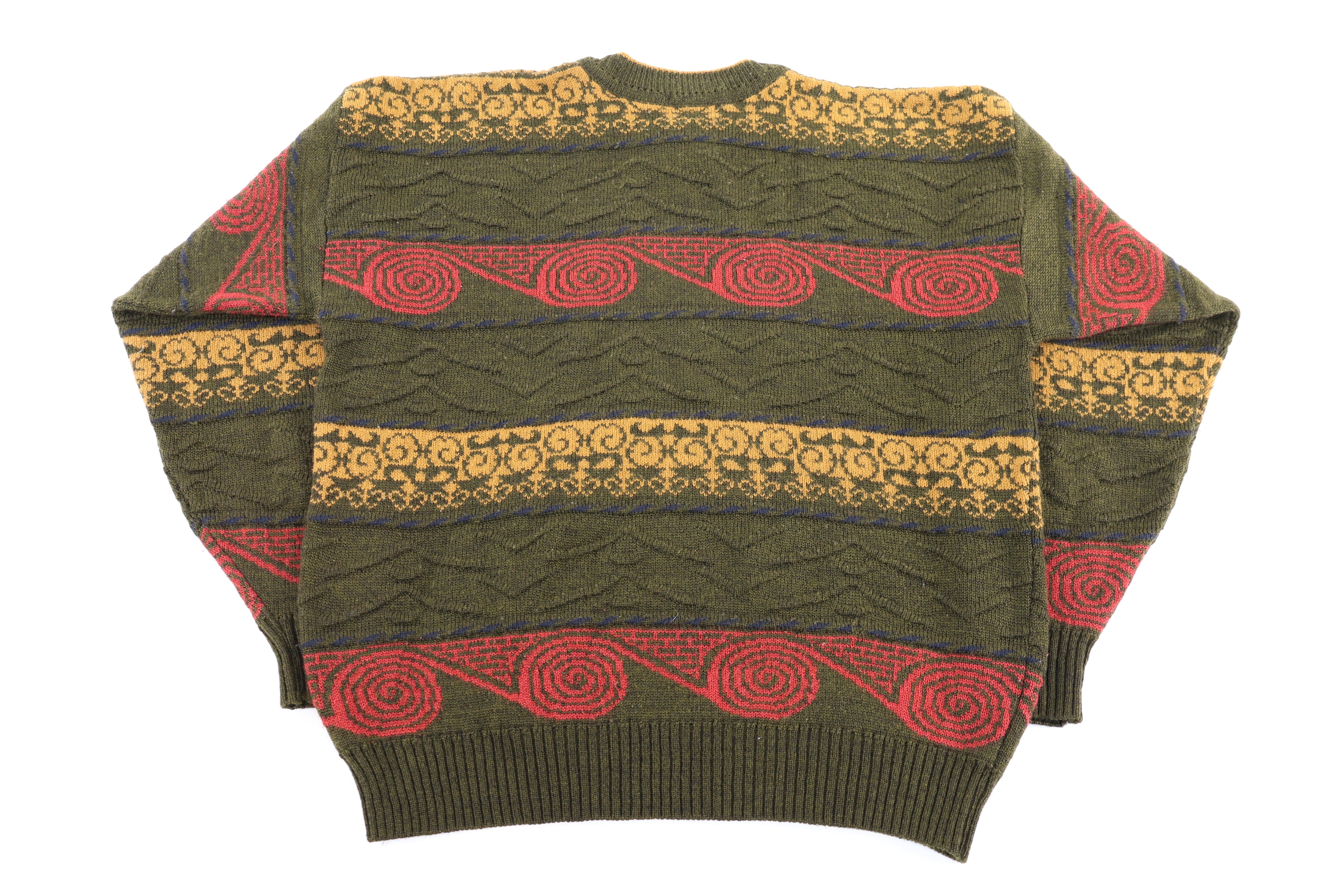 90's London Fog Multicolor Knit Sweater - Sweater - Thrifted Threads