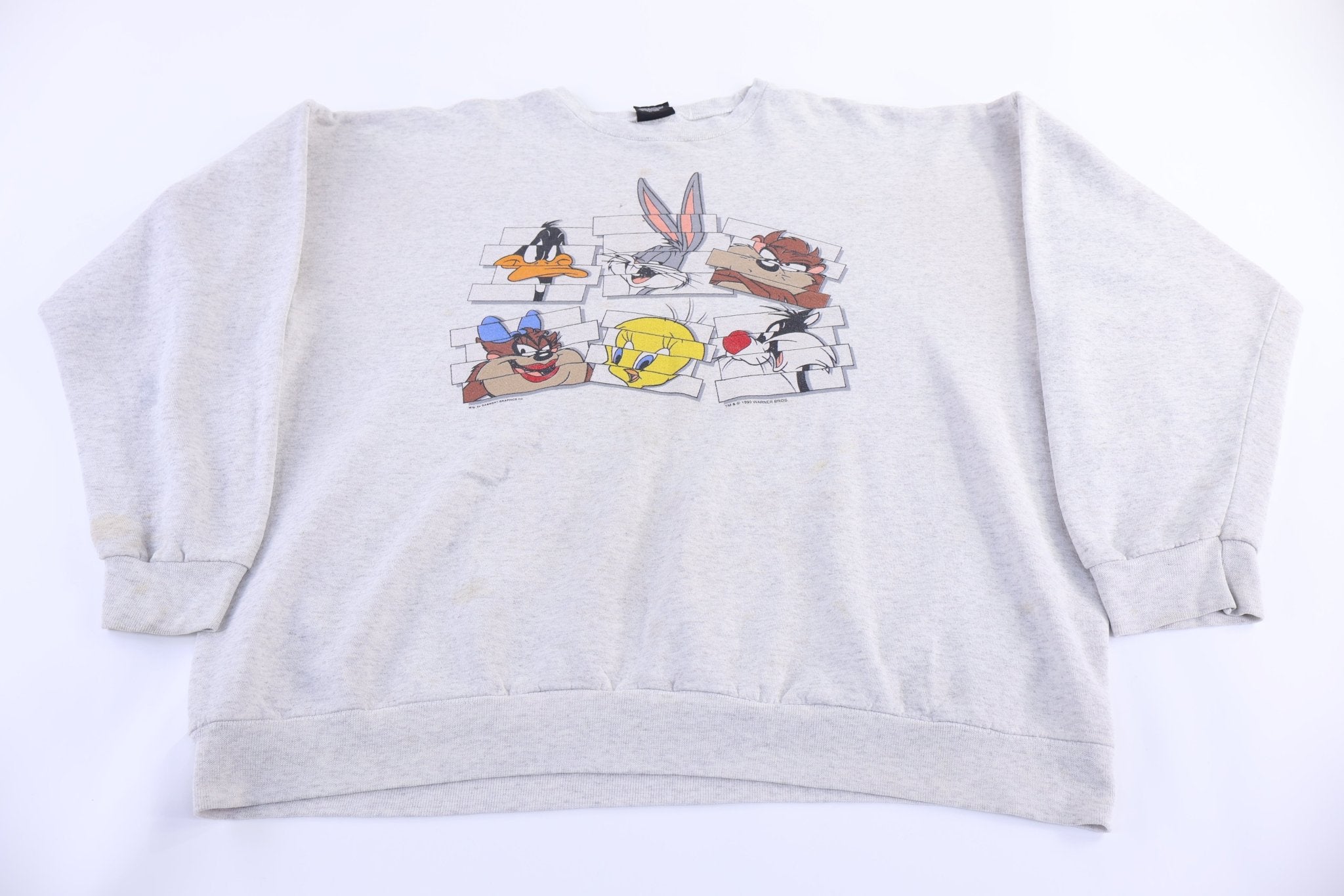 90's Looney Tunes Graphic Sweatshirt - Sweatshirt - Thrifted Threads