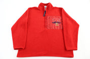 90's Looney Tunes Red Quarter Zip Sweater - Sweater - Thrifted Threads
