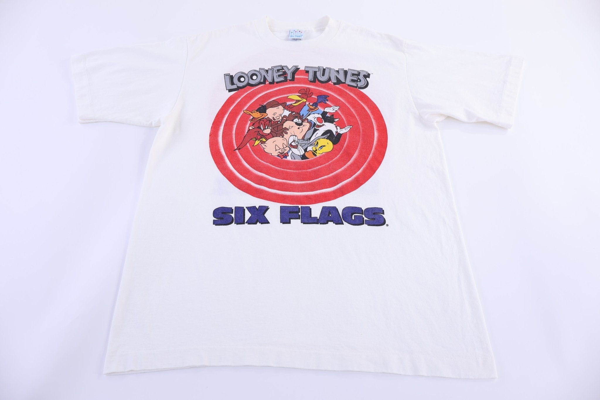 90's Looney Tunes Six Flags T-shirt - Shirts & Tops - Thrifted Threads