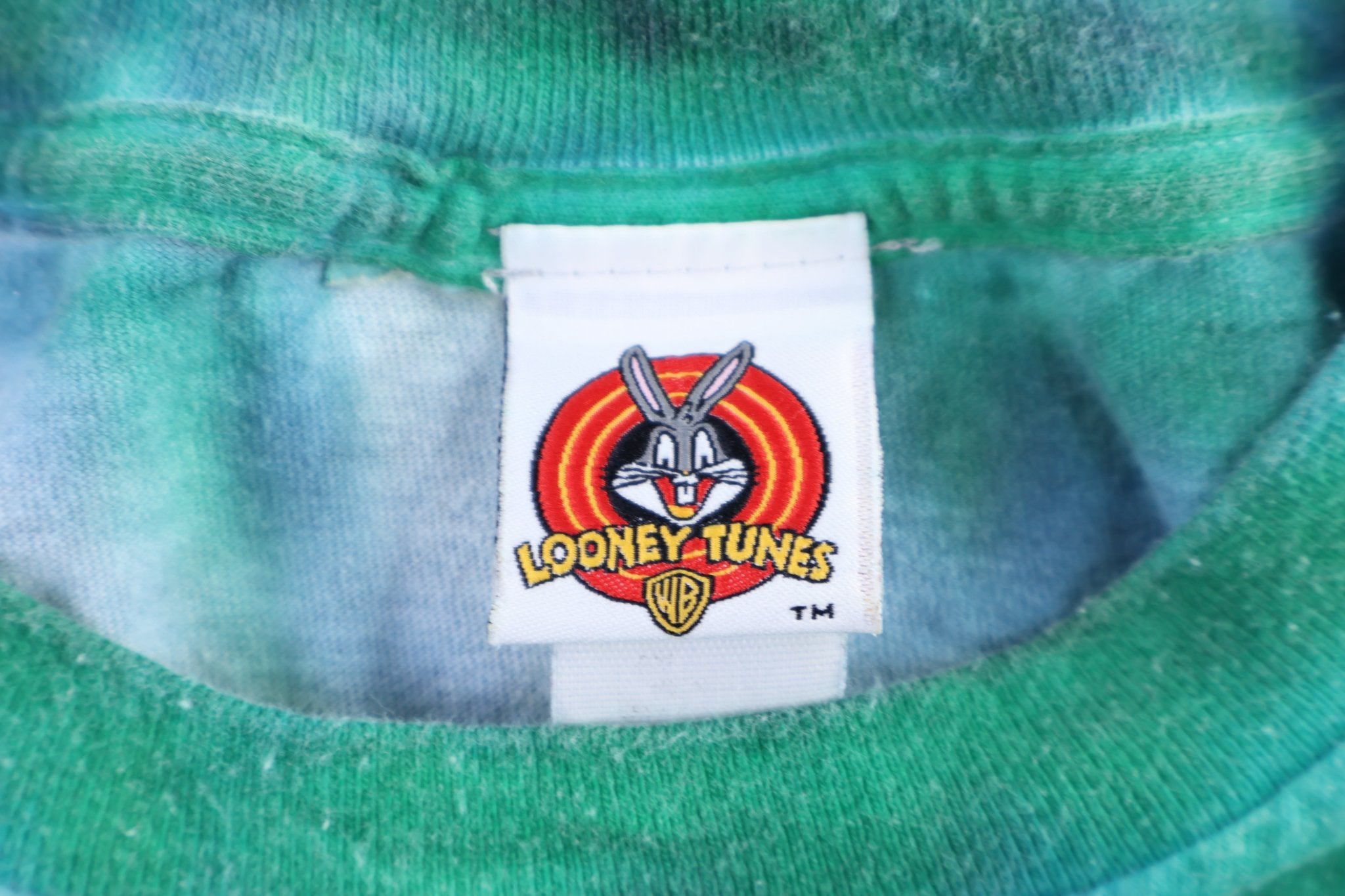 90's Looney Tunes Taz Boards Tie Dye T-shirt - Shirts & Tops - Thrifted Threads