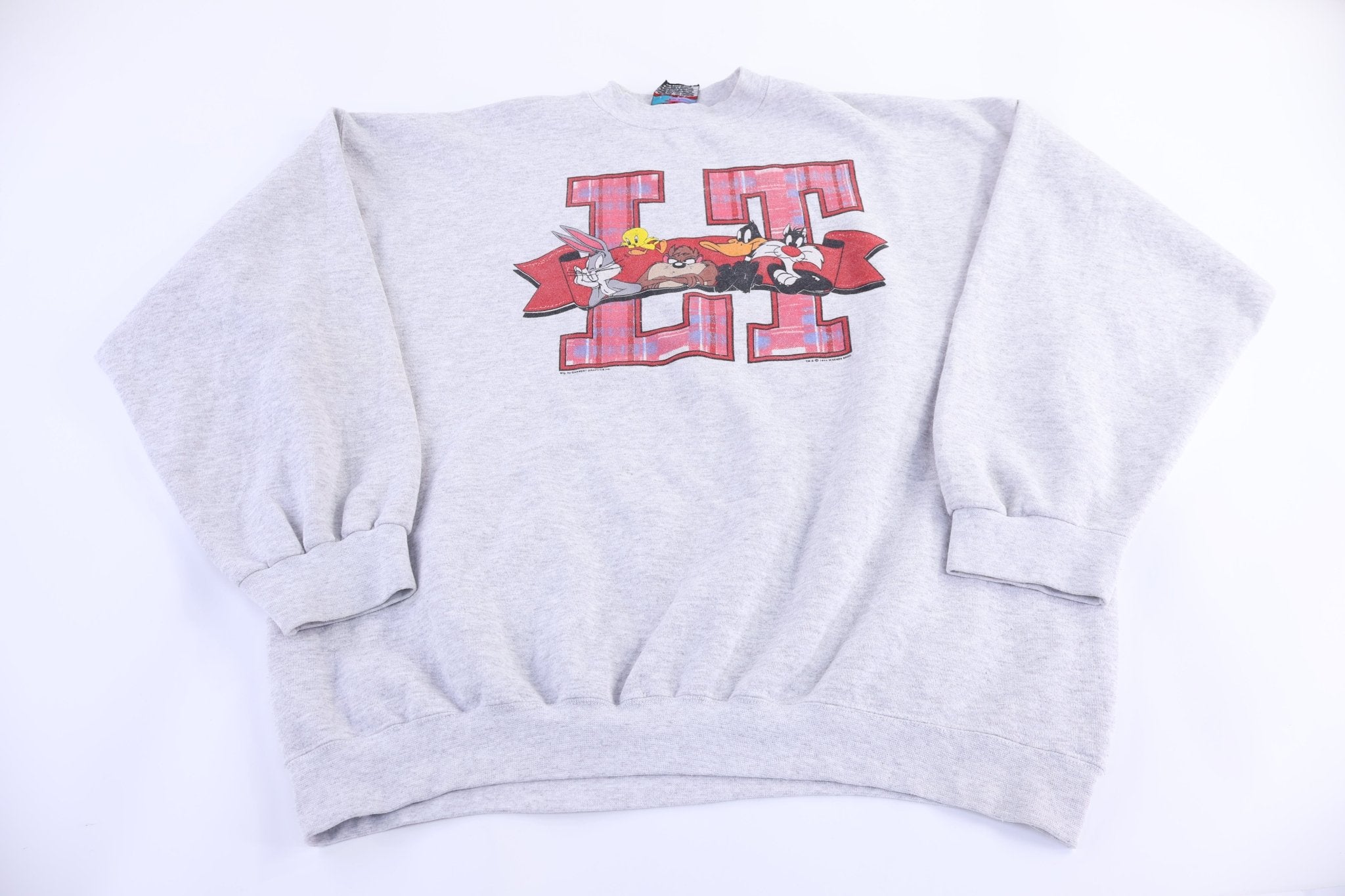 90's Looney Tunes Taz The Devil Sweatshirt - Sweatshirt - Thrifted Threads