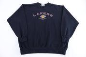 90's Los Angeles Lakers Basketball Sweatshirt - Sweatshirt - Thrifted Threads
