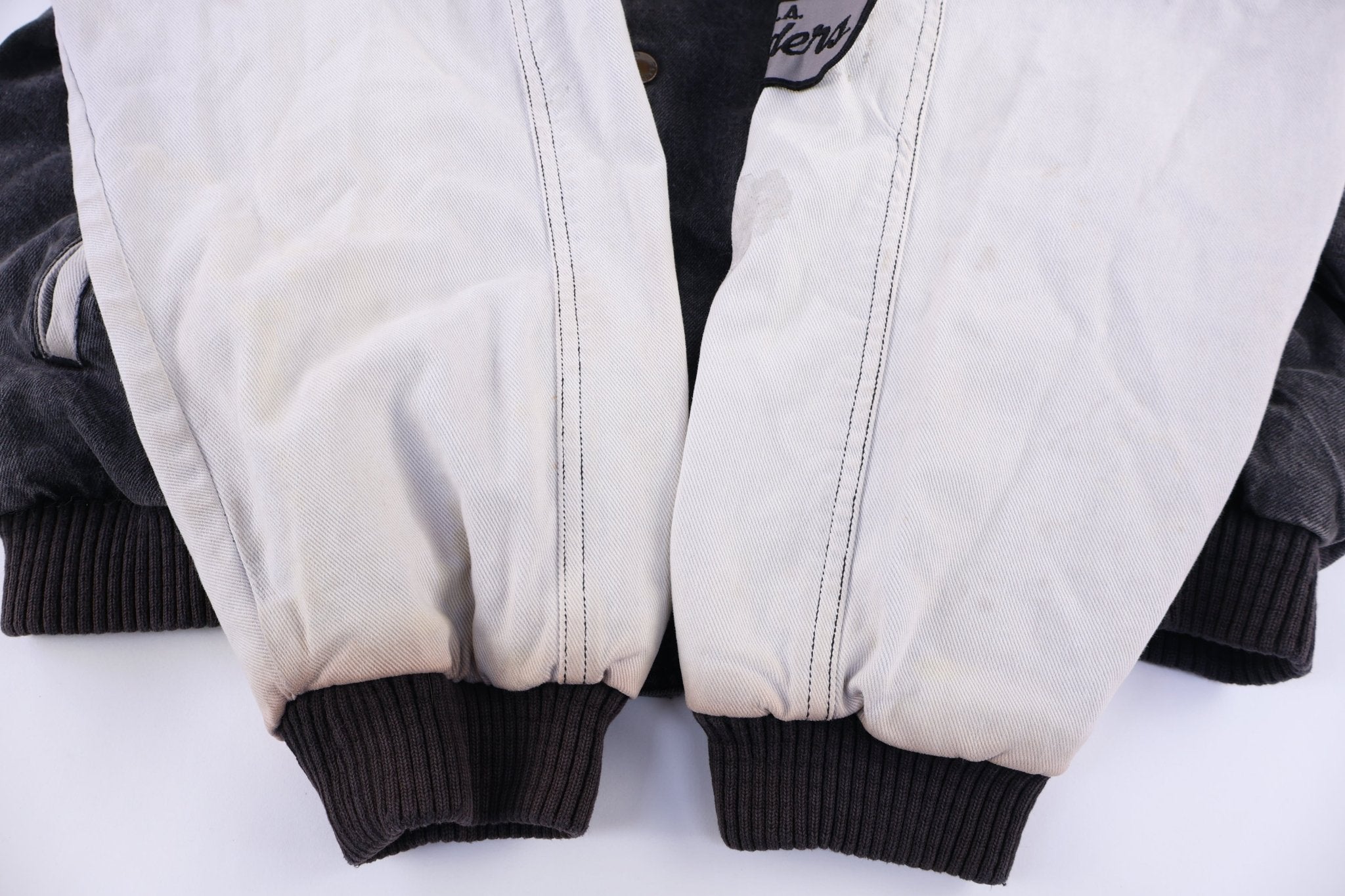 90's Los Angeles Raiders Football Jacket - Jacket - Thrifted Threads
