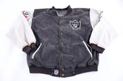 90's Los Angeles Raiders Football Jacket - Jacket - Thrifted Threads