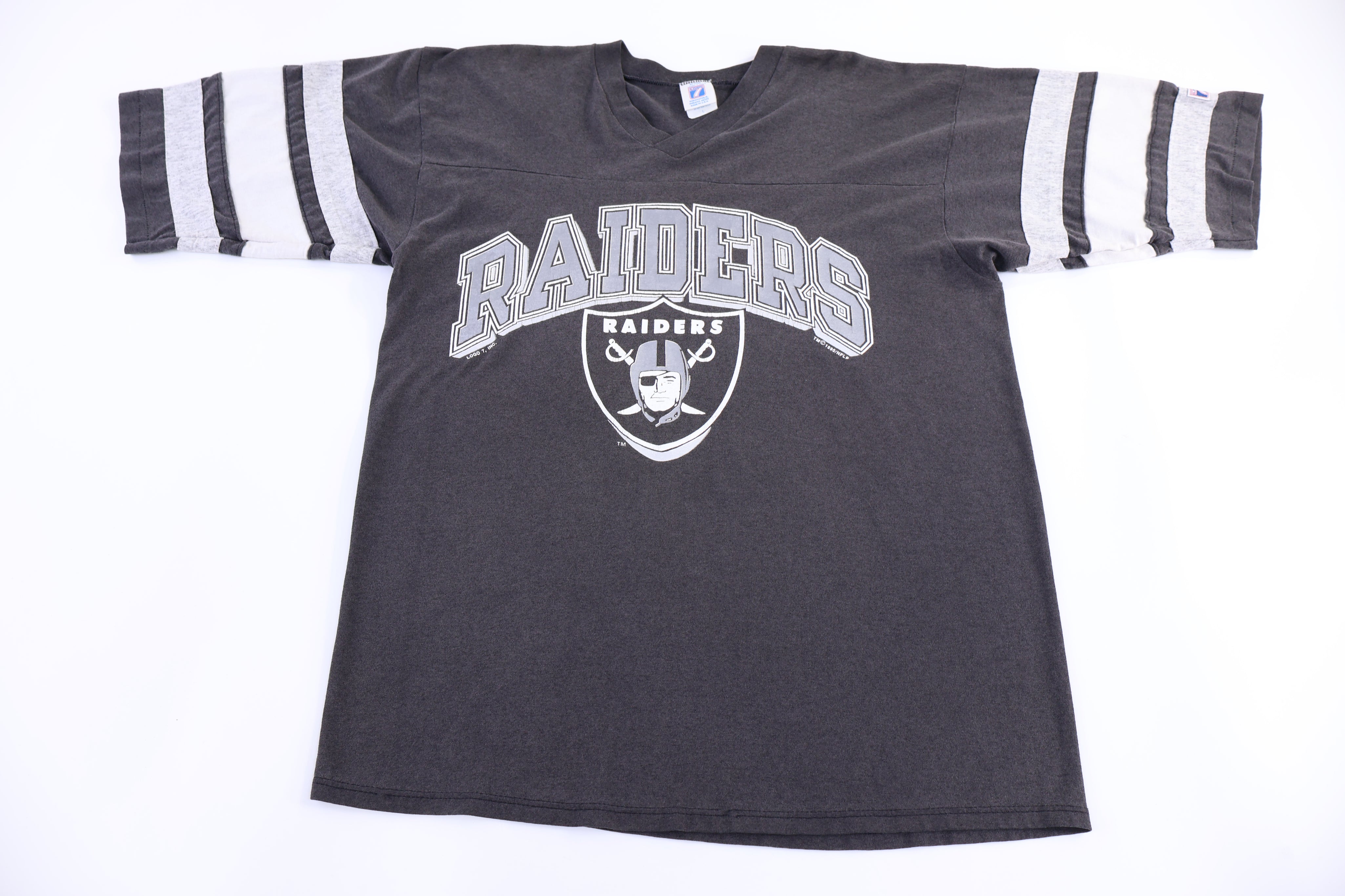 90's Los Angeles Raiders Football T-shirt - Shirts & Tops - Thrifted Threads