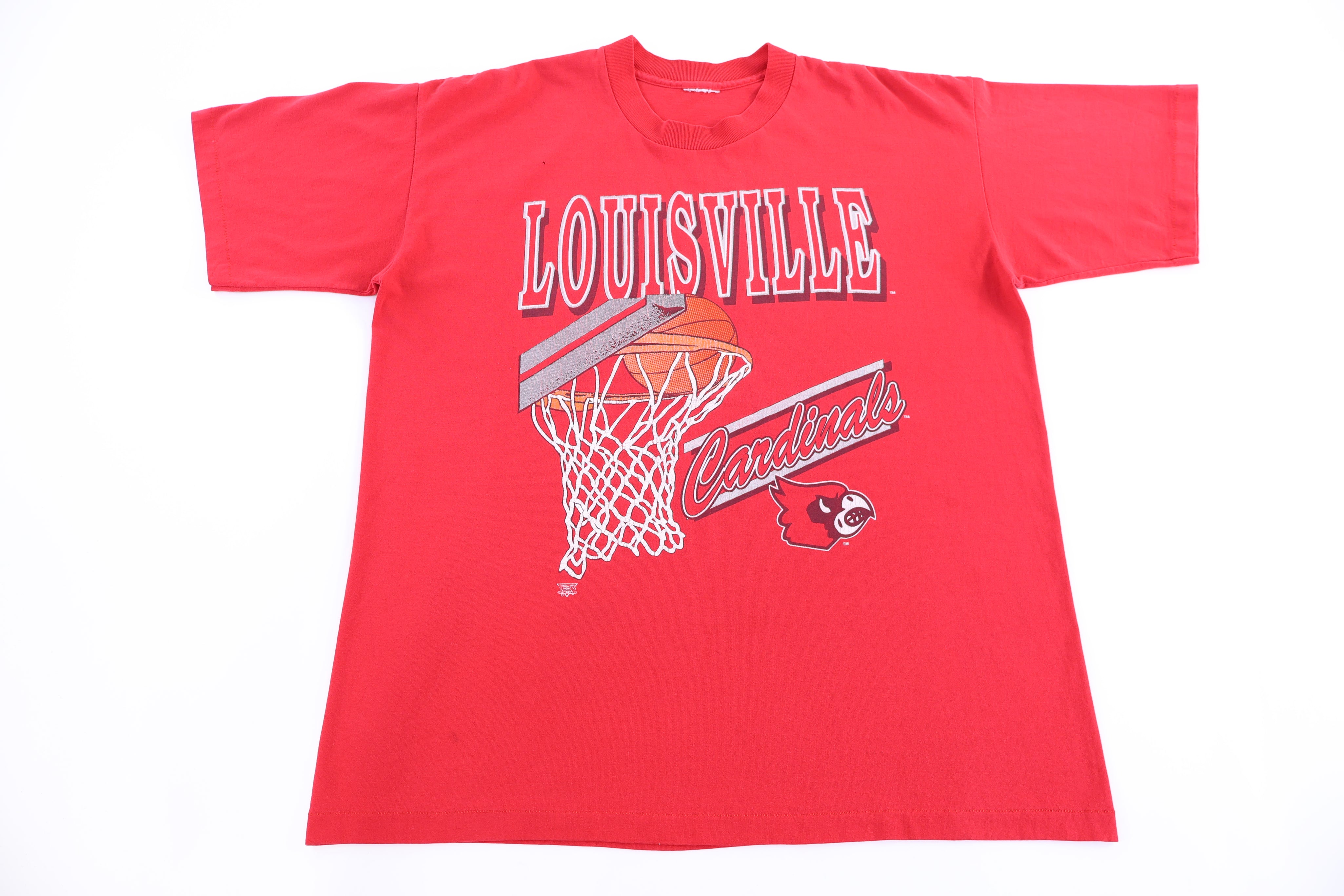 90's Louisville Cardinal T-shirt - Shirts & Tops - Thrifted Threads