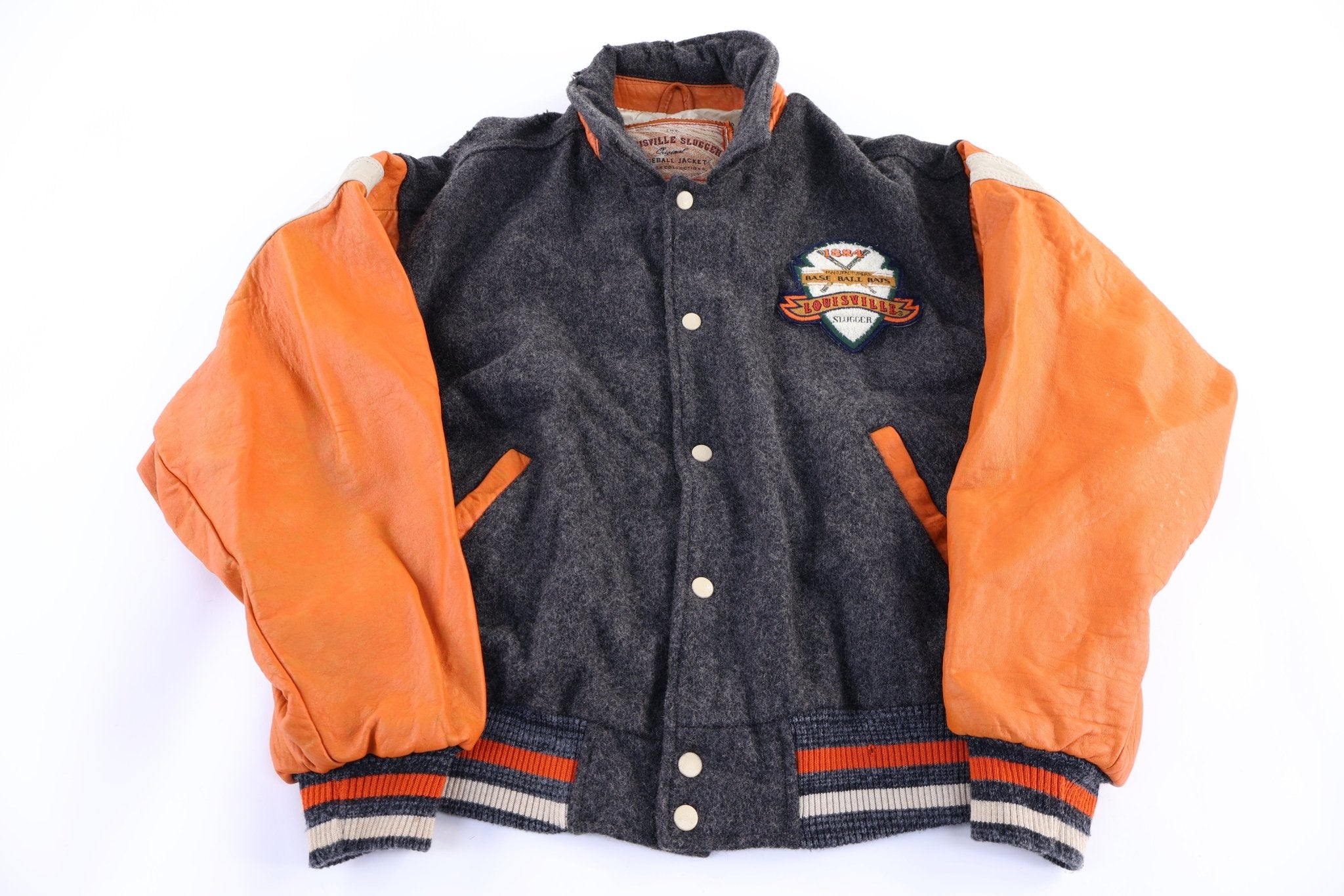 90's Louisville Slugger Baseball Jacket - jacket - Thrifted Threads