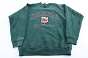 90's Loyola University Green Sweatshirt - ThriftedThreads.com