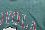 90's Loyola University Green Sweatshirt - ThriftedThreads.com