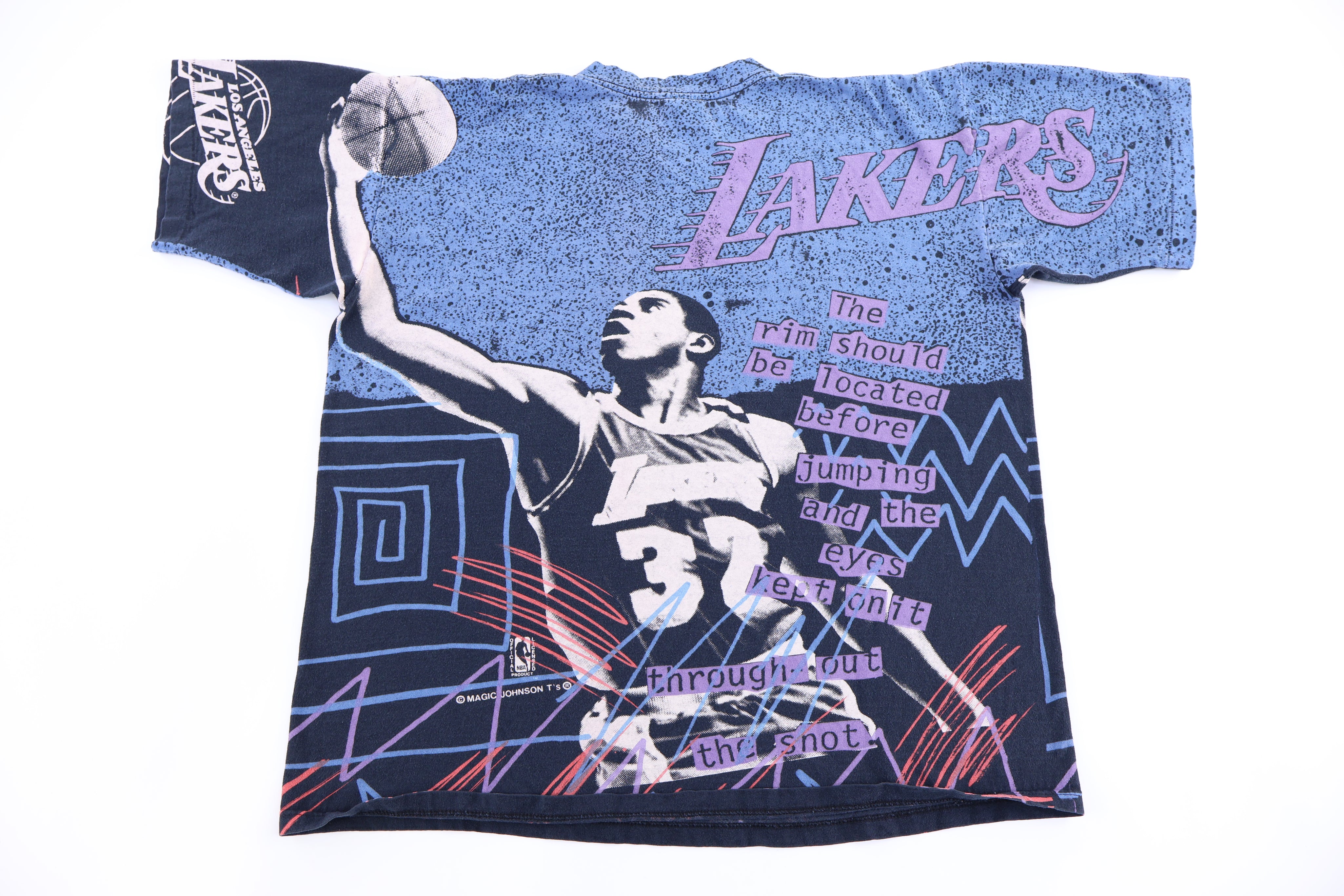 90's Magic Johnson Los Angeles Lakers Basketball T-shirt - Shirts & Tops - Thrifted Threads