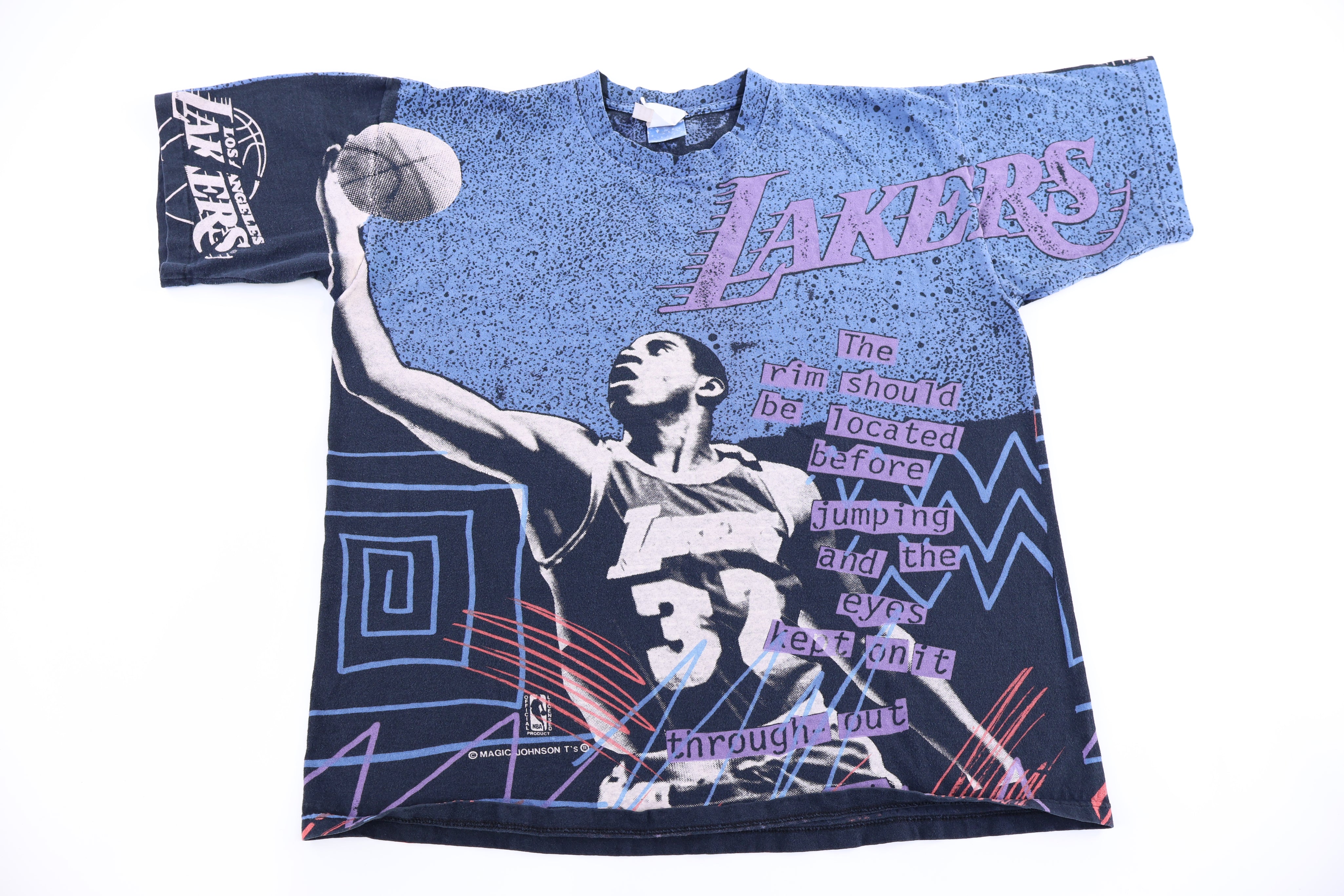 90's Magic Johnson Los Angeles Lakers Basketball T-shirt - Shirts & Tops - Thrifted Threads