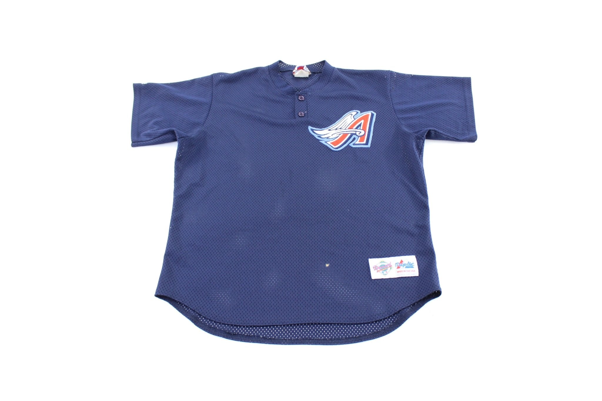 90's Majestic Embroidered Los Angeles Angels Baseball Jersey - ThriftedThreads.com
