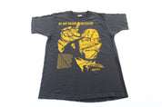 90's Malcom X By Any Means Necessary Graphic T - Shirt - ThriftedThreads.com