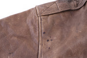 90's Manzoor Brown Leather Jacket - Jacket - Thrifted Threads