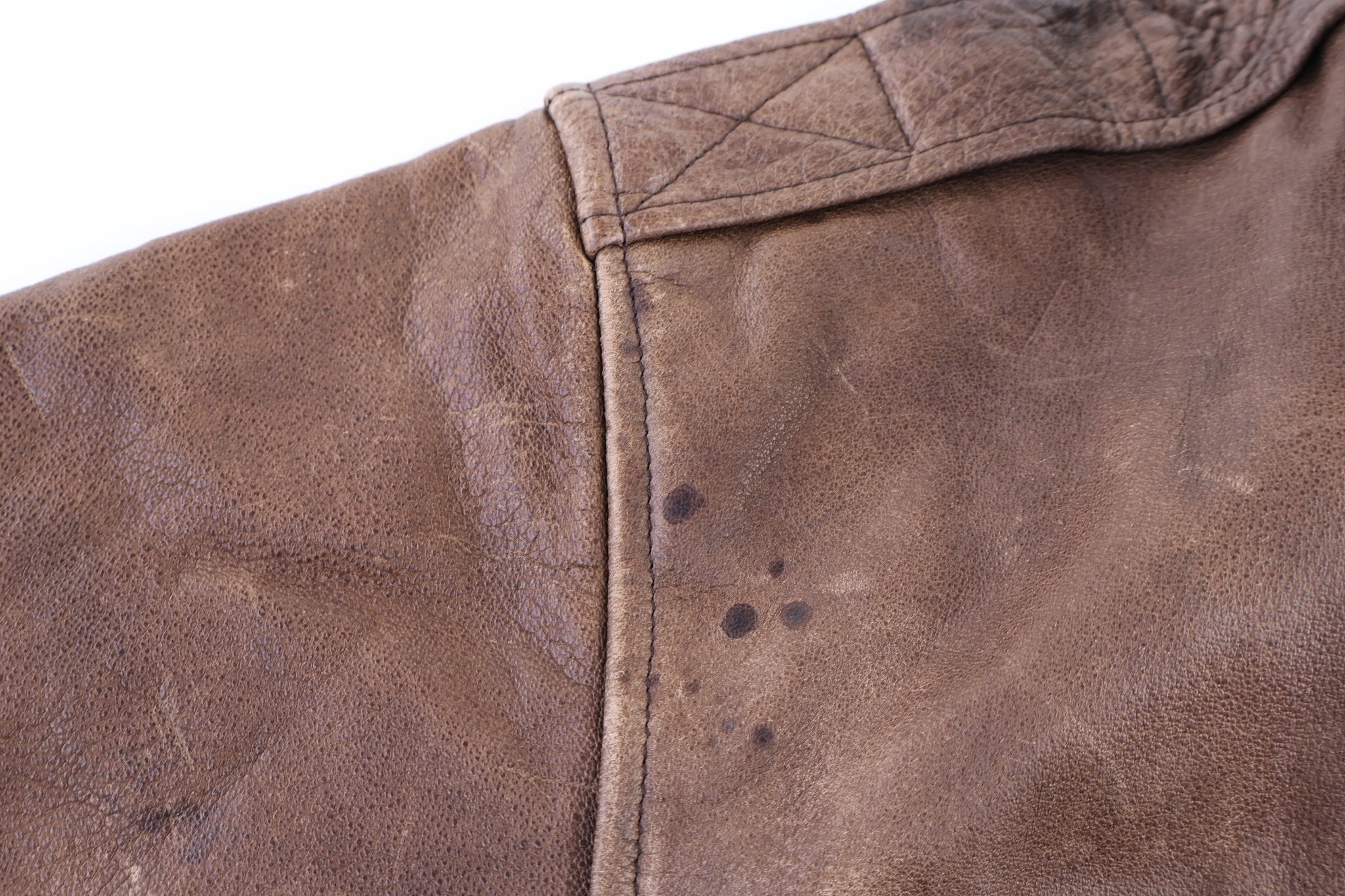 90's Manzoor Brown Leather Jacket - Jacket - Thrifted Threads