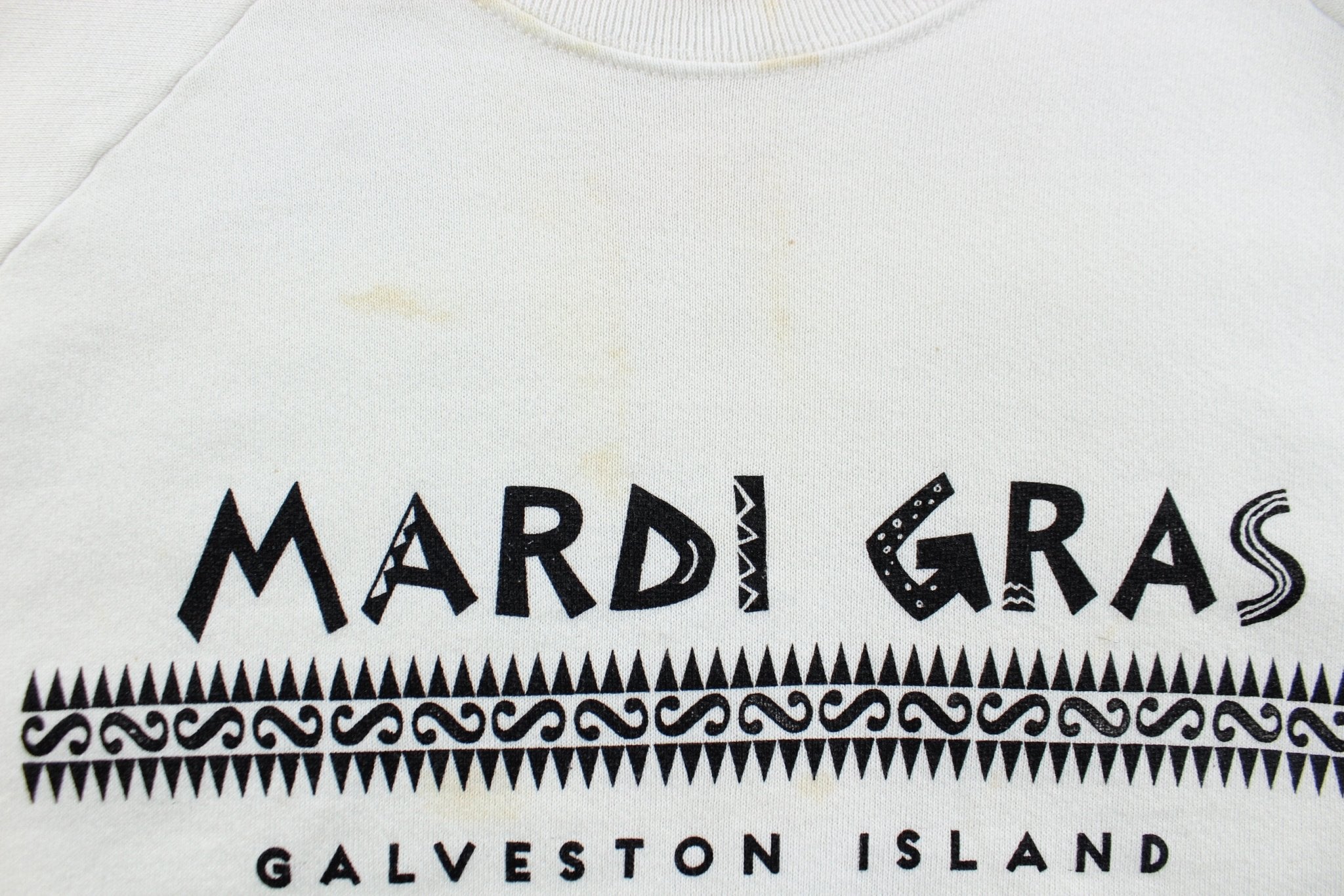 90's Mardi Gras Galveston Island Sweatshirt - ThriftedThreads.com