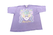90's Mardi Gras Graphic T - Shirt - ThriftedThreads.com