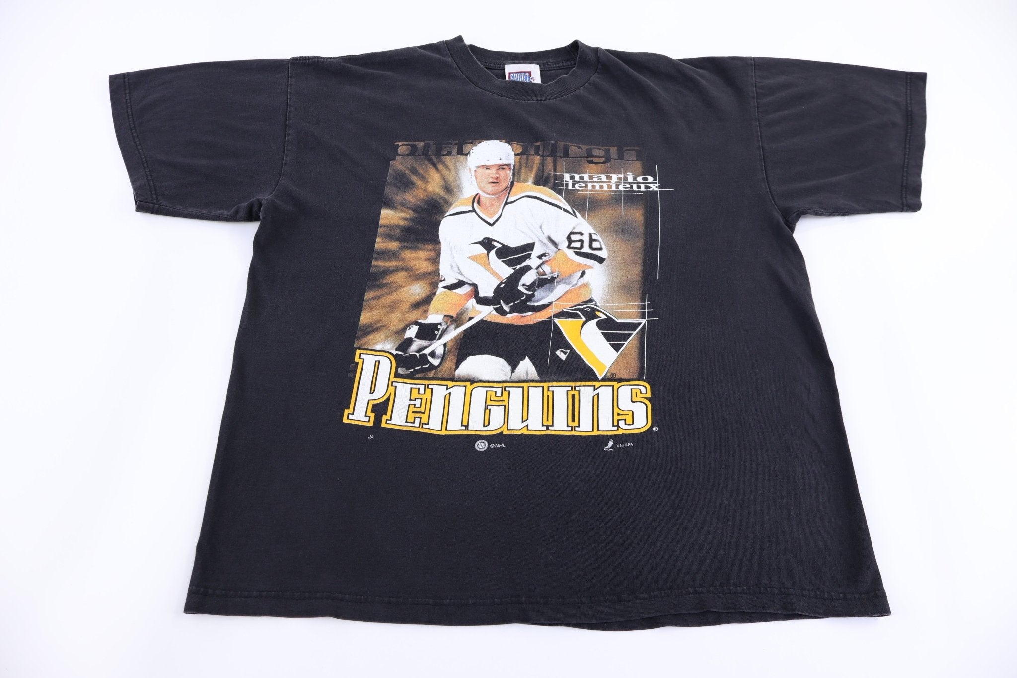 90's Mario Lemieux Pittsburgh Penguins T-shirt - Shirts & Tops - Thrifted Threads