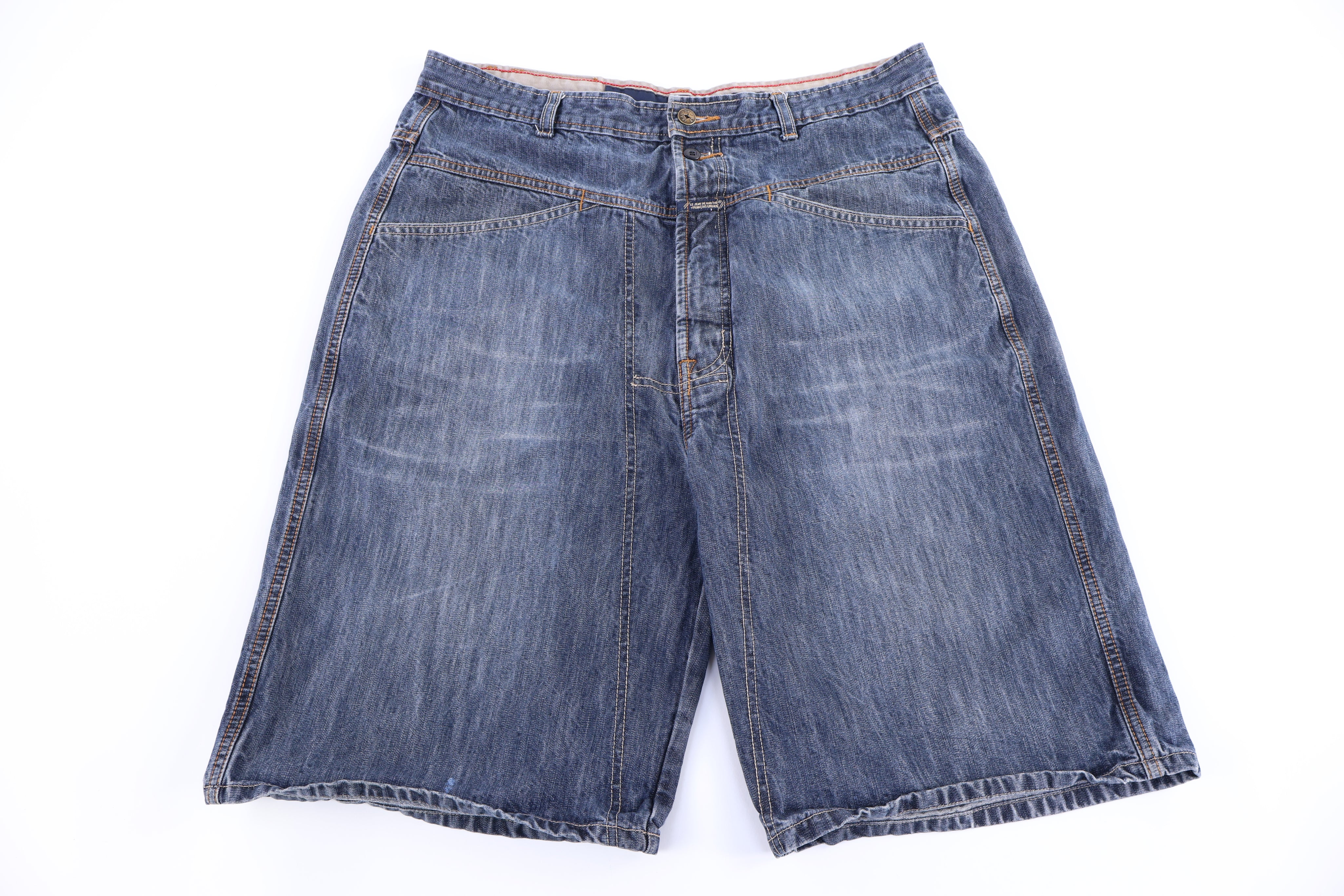 90's Marithe Francois Girbaud Dark Wash Denim Shorts - Pants/Shorts - Thrifted Threads