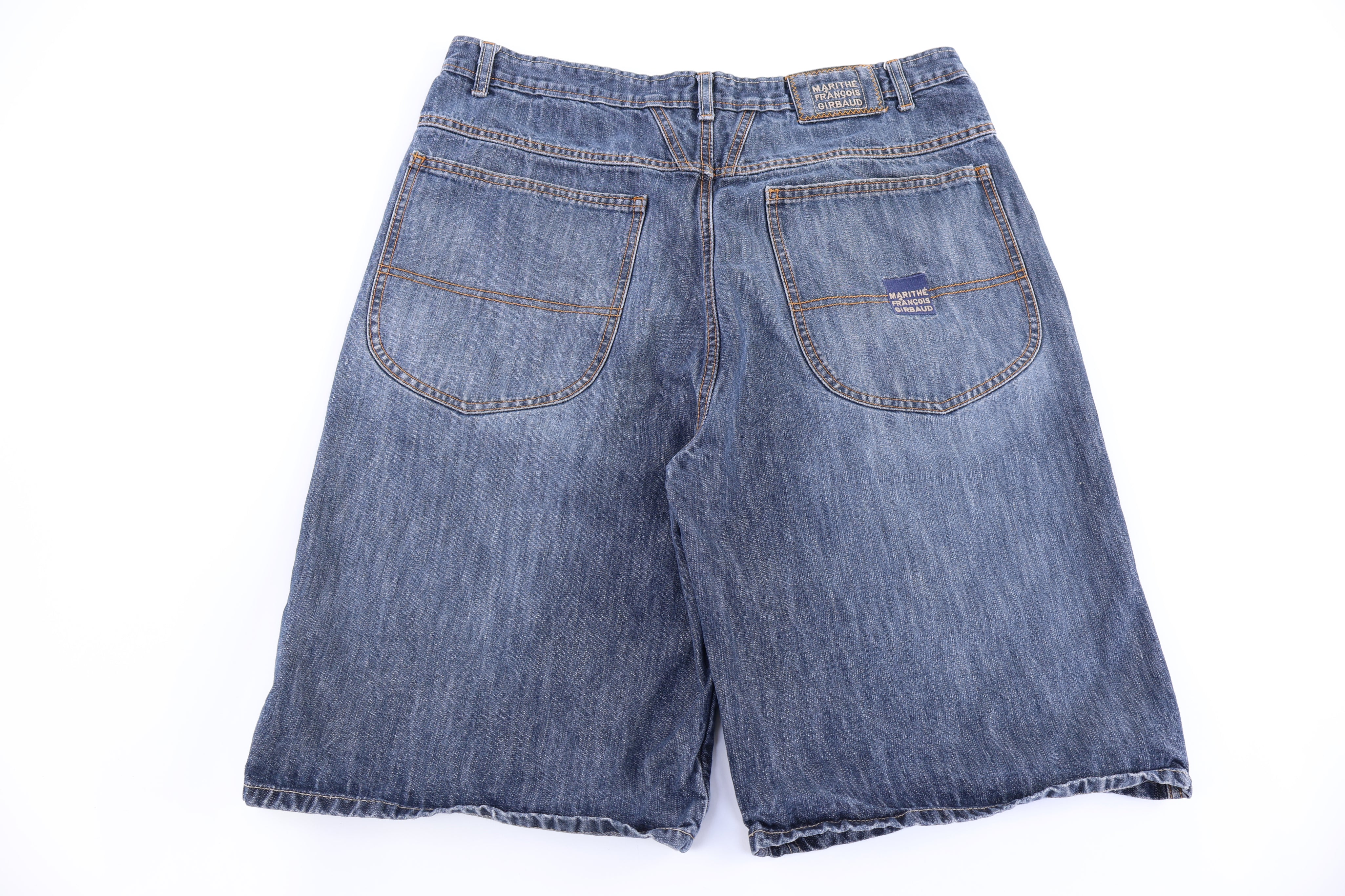 90's Marithe Francois Girbaud Dark Wash Denim Shorts - Pants/Shorts - Thrifted Threads