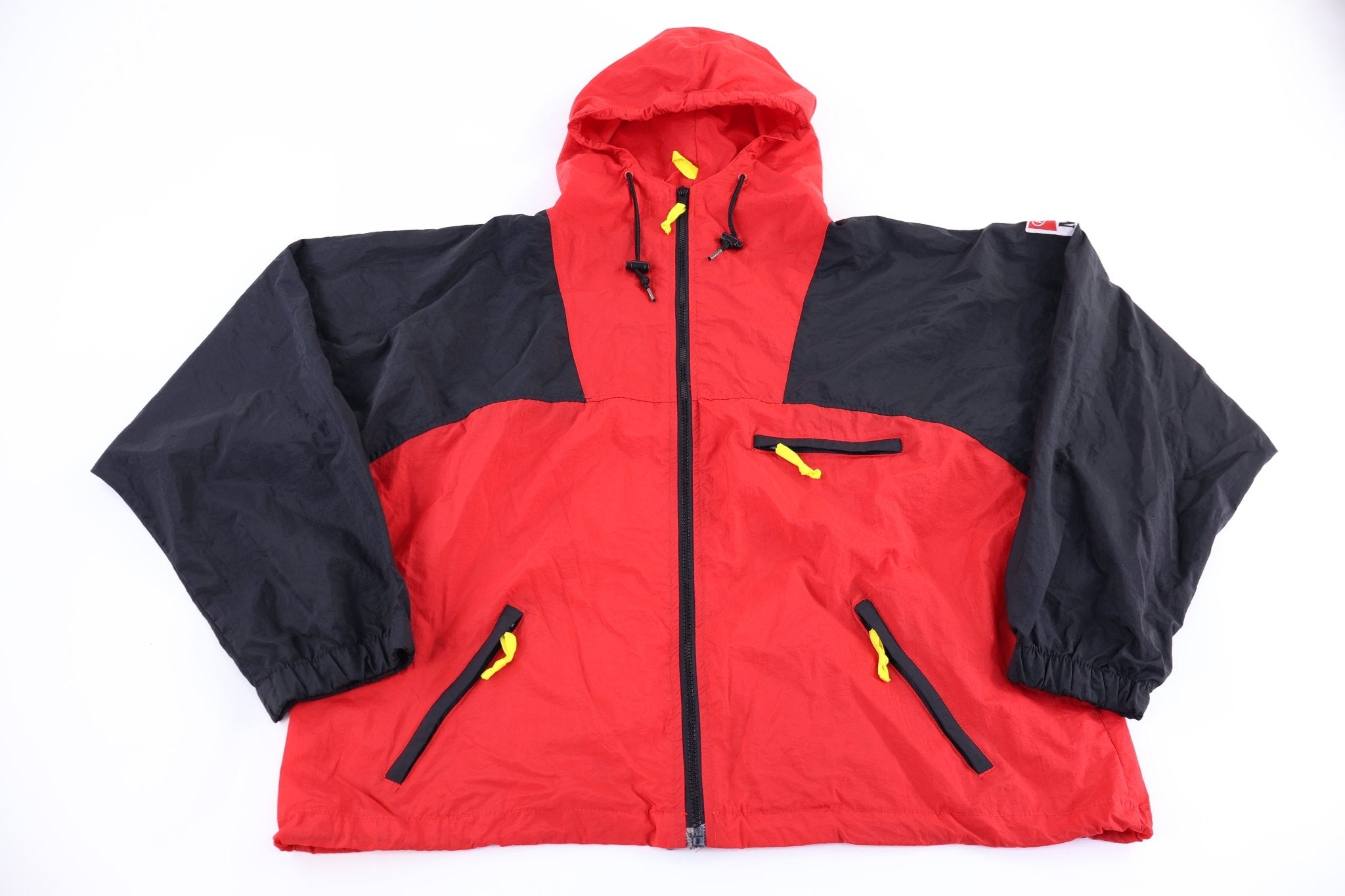 90's Marlboro Black & Red Pullover Windbreaker - Jacket - Thrifted Threads
