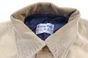 90's Master Made U.S.A. Light Tan Chore Jacket - ThriftedThreads.com