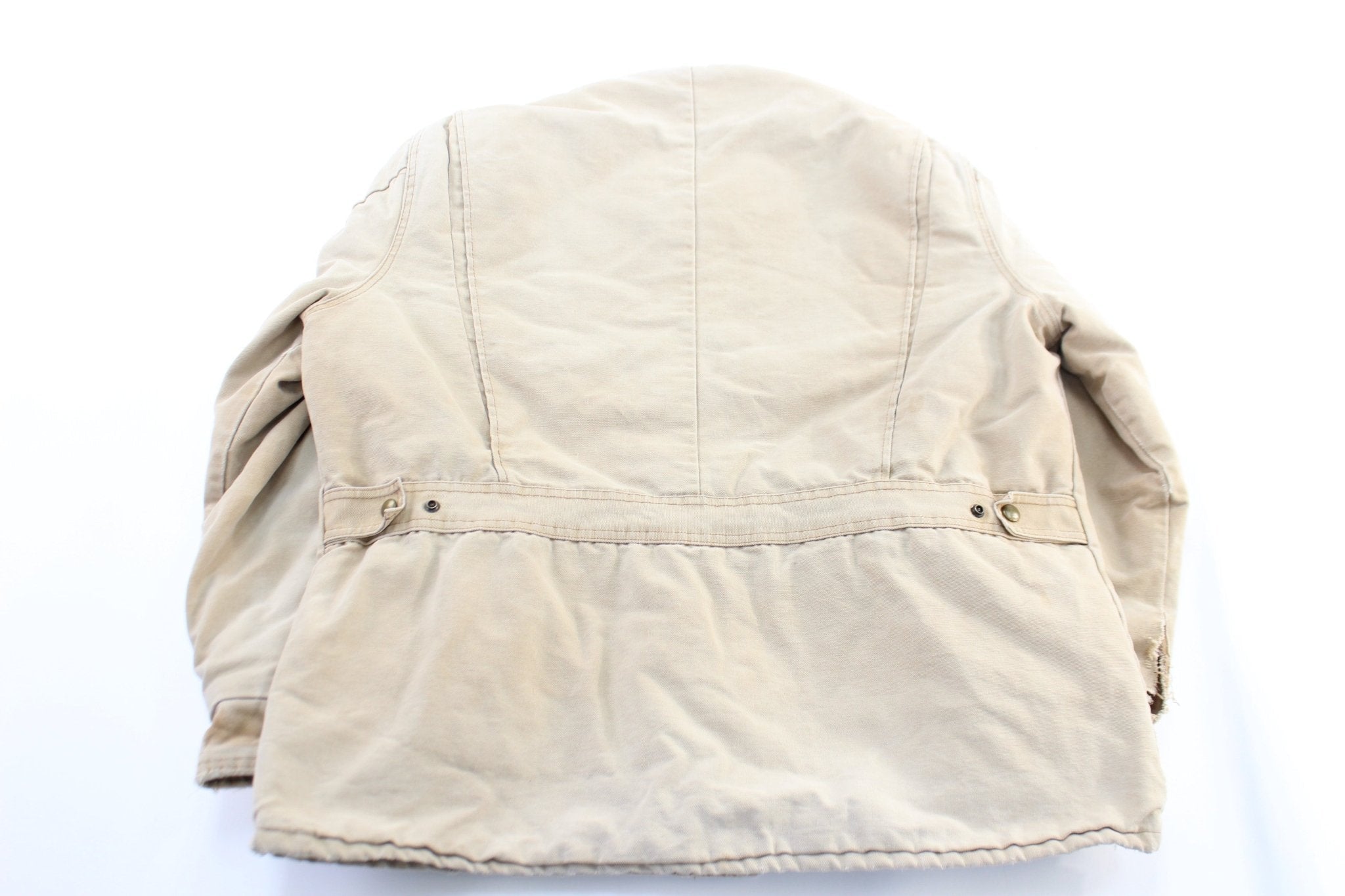 90's Master Made U.S.A. Light Tan Chore Jacket - Jacket - Thrifted Threads